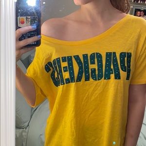 Packers Crop Top Short Sleeve Tee